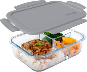 Lonchera de Vidrio Bentgo Glass - BGOGLS-Y Grey