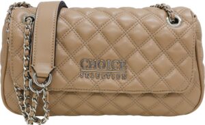 Bolsa Choice K226/223 Brown/Silver - Femenina
