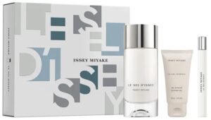Kit Perfume Issey Miyake L'eau D'issey EDT 100mL+10mL+Shower Gel 50mL - Masculino