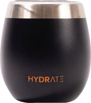 Vaso Térmico Hydrate Copa 267mL - Negro/Naranja