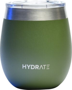 Vaso Térmico Hydrate Copa 267mL - Verde Militar