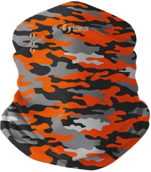Buff Sunflex Dry-Fit UP50+ Camuflado - Laranja