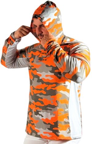 Camiseta Sunflex Confort Dry UV50+ Masculina - Naranja