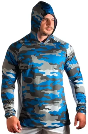 Camiseta Sunflex Confort Dry UV50+ Masculina - Azul