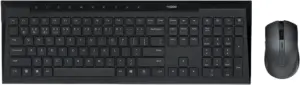 Teclado y Mouse Inalámbrico Rapoo 8210M - Negro (Inglés)