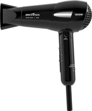 Secador de Cabello Britania BSC1200 1200W Bivolt 60Hz - Negro