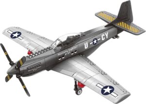 Bloques de Construcción Air Force P-51 Mustang Fighter Wange - 4006 (258  Piezas)