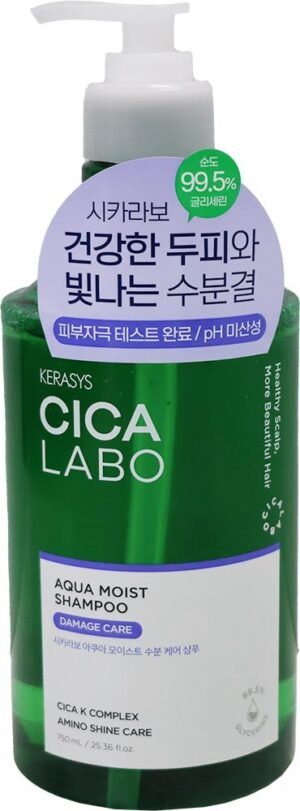 Champú Kerasys Cica Labo Aqua Moist - 750mL