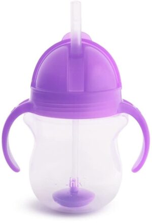 Vaso de entrenamiento Munchkin Any Angle - 24188 (207ml) Púrpura
