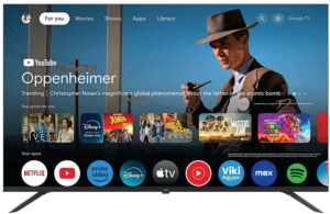 Smart TV LED JVC 50" LT-50KM548 4K UHD Bluetooth/WiFi/GoogleTV
