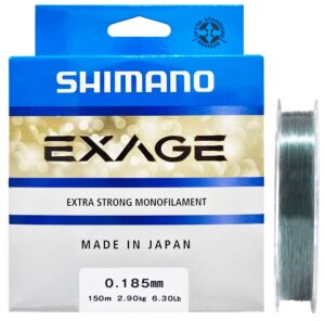 Tanza Monofilamento Shimano Exage EXG15018 6.30lb 0.185mm 150m - Gris