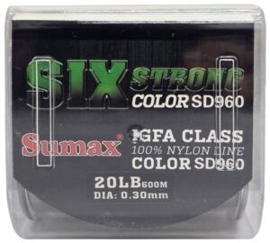 Tanza Monofilamento Sumax 6X Strong SD-960 0,30mm 20lb 600m Green