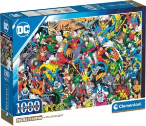 Rompecabeza DC Comics Justice League Clementoni - 39863 (1000 pzs)