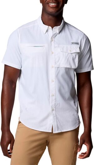 Camisa Columbia 2120861-100 White - Masculina