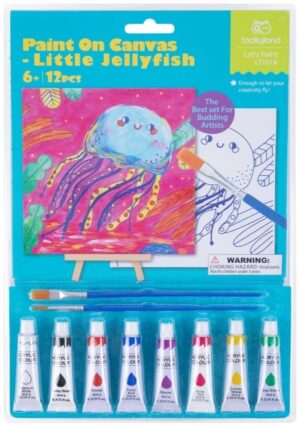 Kit de Pintura sobre Lienzo Tookyland Paint On Canvas - LT101A (12 piezas)