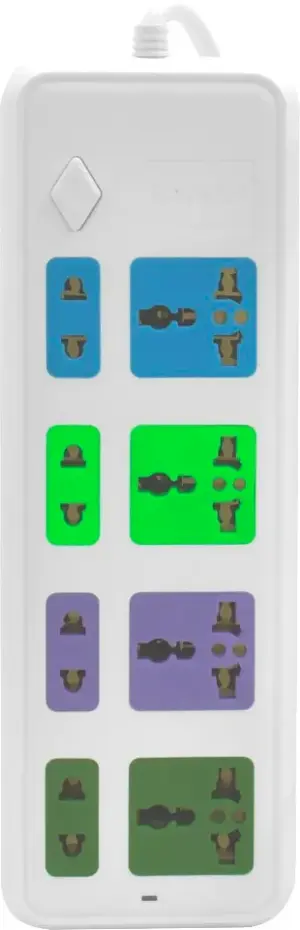 Regleta de Linea Satellite A-R382W 8 Tomadas - 2m