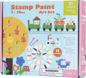 Kit de Pintura para Estampar Tookyland Stamp Paint - LT049 (19 piezas)