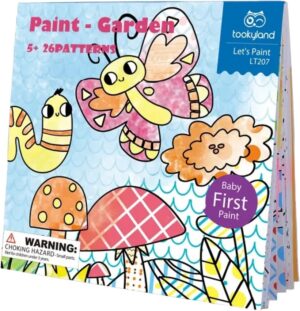 Libro para Pintar con Agua Tookyland Paint Garden - LT207