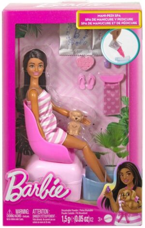 Muñeca Barbie Manicura Y Pedicura Mattel - HYV30