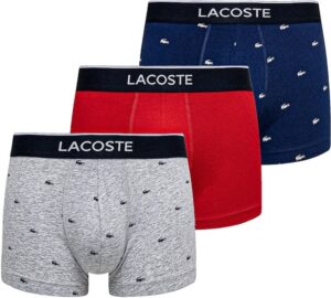 Boxer Lacoste 5H1299-23 Masculino (3 Unidades)