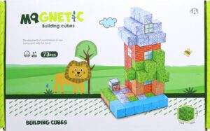 Cubos Magnéticos de Construcción Magnetic Chuang Huang - CH1279 (73 pzs)