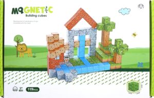 Cubos Magnéticos de Construcción Magnetic Chuang Huang - CH1322 (119 pzs)