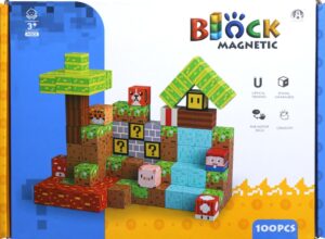 Cubos Magnéticos de Construcción Block Magnetic Chuang Huang - CH1377 (100 pzs)
