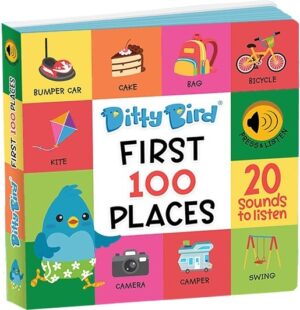 Libro Interactivo Ditty Bird First 100 Places - 978-1-83820-645-1