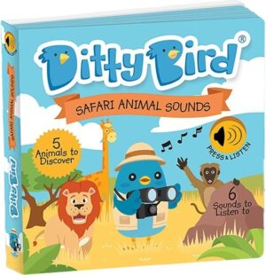 Libro Interactivo Ditty Bird Safari Animal Sounds - 978-0-6482685-3-6