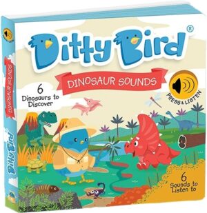 Libro Interactivo Ditty Bird Dinosaur Sounds - 978-0-6482685-9-8
