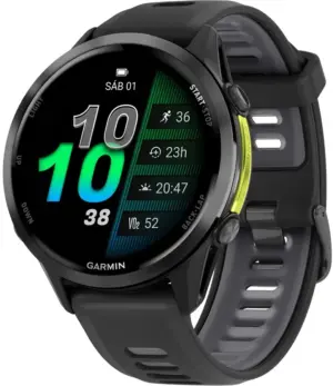 Reloj GPS Garmin Forerunner 970 010-02969-00 Carbon Gray DLC Titanium/Black