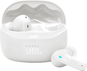 Auricular Inalámbrico JBL Tune Beam 2 Bluetooth - Blanco (con cancelación de ruido)