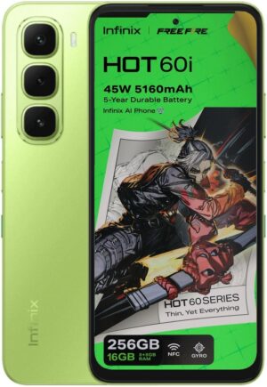Smartphone Infinix Hot 60i LTE Dual Sim 6.70" 8GB Expansible/256GB Green