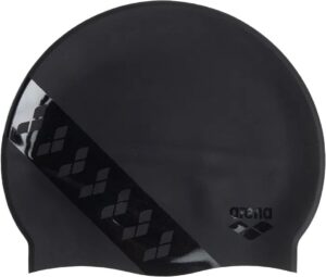 Gorra de Natación Arena Icons Stripe Cap 001463-130 - Negro