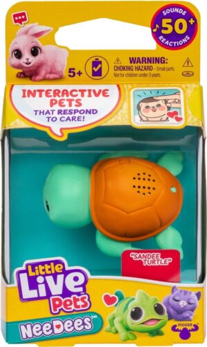 Sandee Turtle Litle Live Pets Needes Moose - 26653