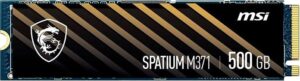 SSD MSI Spatium M371 PCIe 3.0 NVMe M.2 - 500GB