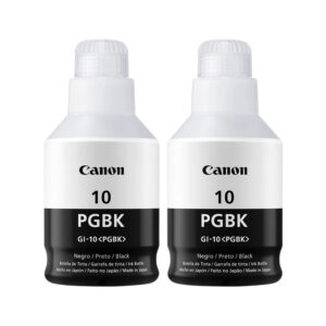 Botella de Tinta Canon GI-10PGBK 170ml - Negro 2 unidades