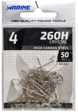Anzuelo Marine Sports Crystal Nickel 260H 04 (50 pcs)