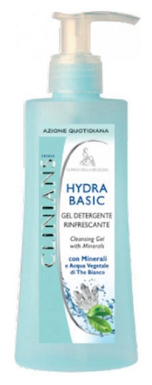 Gel Desmaquillante Clinians Hydra Basic con Minerali e Acqua di The Bianco - 150mL