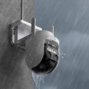 Cámara de Vigilancia IP Xiaomi Mi Home Security CW700S BHR9403US Dual 4MP Wifi - Blanco/Negro