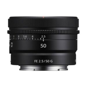 Lente Sony SEL FE 50mm f/2.5 G