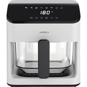 Freidora Air Fryer Xion XI-FR48V 1500 W 220v - Blanco/Vidrio 4.8L