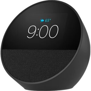 Speaker Amazon Echo Spot Alexa Smart 2024 con Reloj - Negro