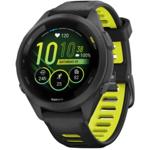 Reloj Smartwatch Garmin Forerunner 265S - Black/Amp Yellow (010-02810-03)