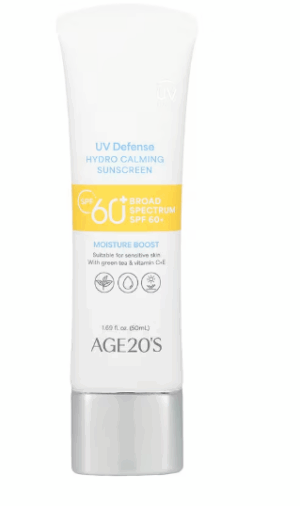 AGE 20S UV DEFENSE HYDRO CALMING SUNSCREEN SPF 60+