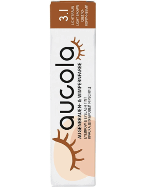 AUCOLA LIGHT BROWN 3.1 EYEBROW & EYELASH TINT 15ML