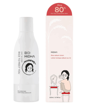 MIDHA RICE SEBUM TONER 200ML